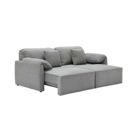 เก้าอี้ปรับนอนไฟฟ้า 2 ที่นั่ง SOFA SOLUTIONS NORMATY 19242259 สีเทา_4