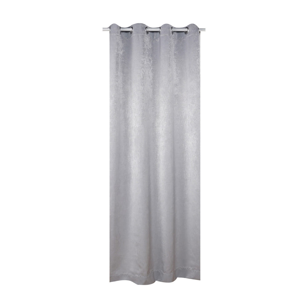 ผ้าม่าน EYELET HOME LIVING STYLE CUBIC UV 130x220 ซม. สีเทา