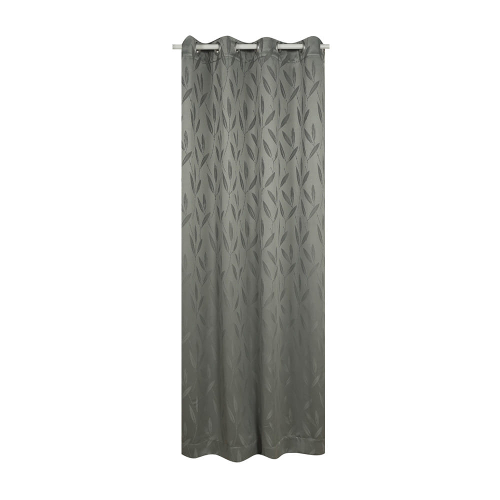 ผ้าม่าน EYELET HOME LIVING STYLE IRIS UV 140x220 ซม. สีเทา