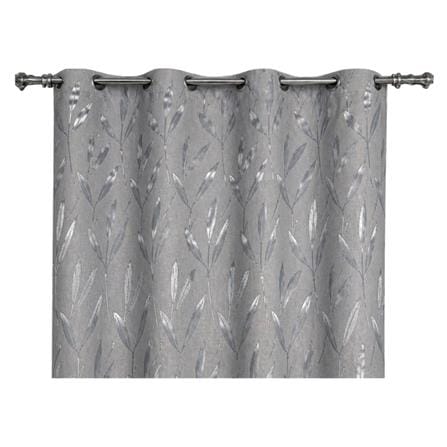 ผ้าม่าน EYELET HOME LIVING STYLE IRIS UV 140x220 ซม. สีเทา_2