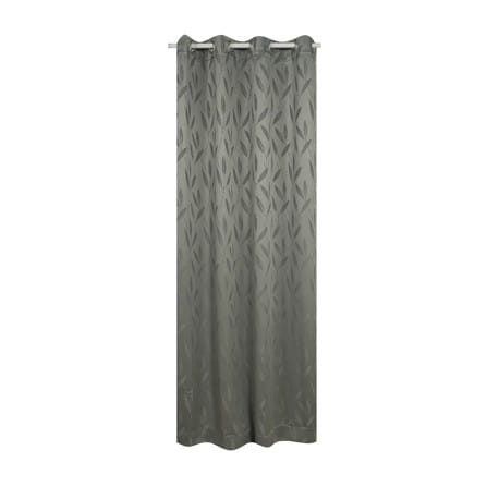 ผ้าม่าน EYELET HOME LIVING STYLE IRIS UV 140x220 ซม. สีเทา_0