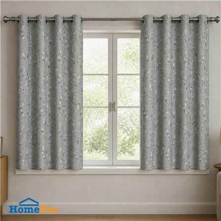 ผ้าม่าน EYELET HOME LIVING STYLE IRIS UV 140x160 ซม. สีเทา_5