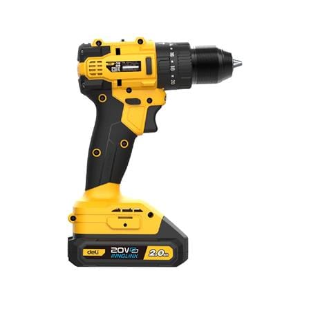 สว่านกระแทกไร้สาย (เฉพาะตัวเครื่อง) DELI EDC150Z 20 โวลล์_2