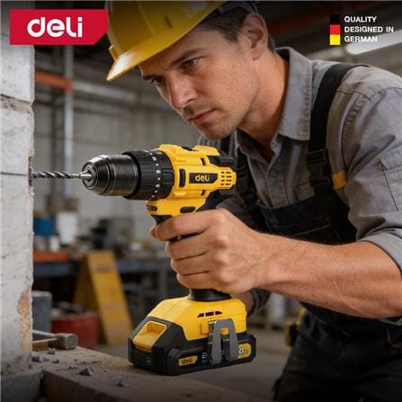 สว่านกระแทกไร้สาย (เฉพาะตัวเครื่อง) DELI EDC150Z 20 โวลล์_3