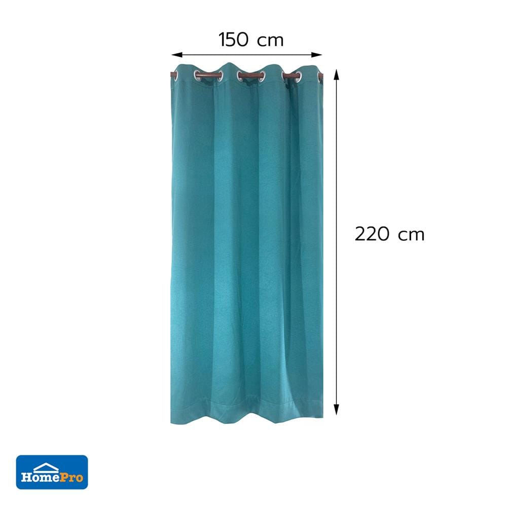 ผ้าม่าน EYELET HOME LIVING STYLE HOSKIN UV 150x220 ซม. สีเขียว