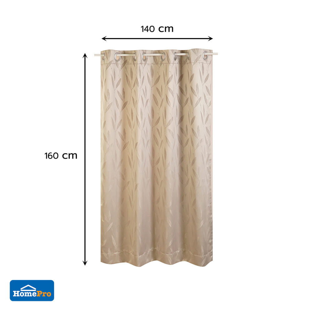 ผ้าม่าน EYELET HOME LIVING STYLE IRIS UV 140x160 ซม. สีครีม