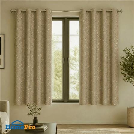 ผ้าม่าน EYELET HOME LIVING STYLE IRIS UV 140x160 ซม. สีครีม_5