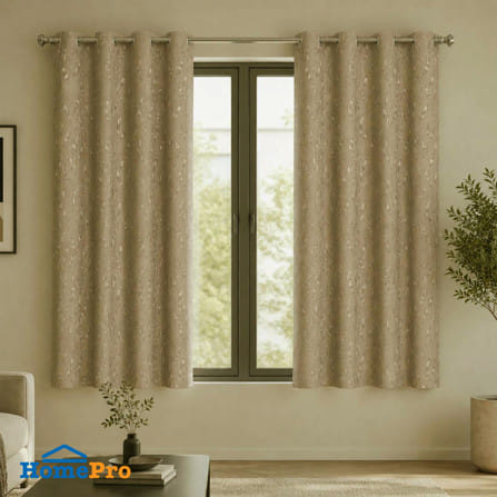 ผ้าม่าน EYELET HOME LIVING STYLE IRIS UV 140x160 ซม. สีครีม_5