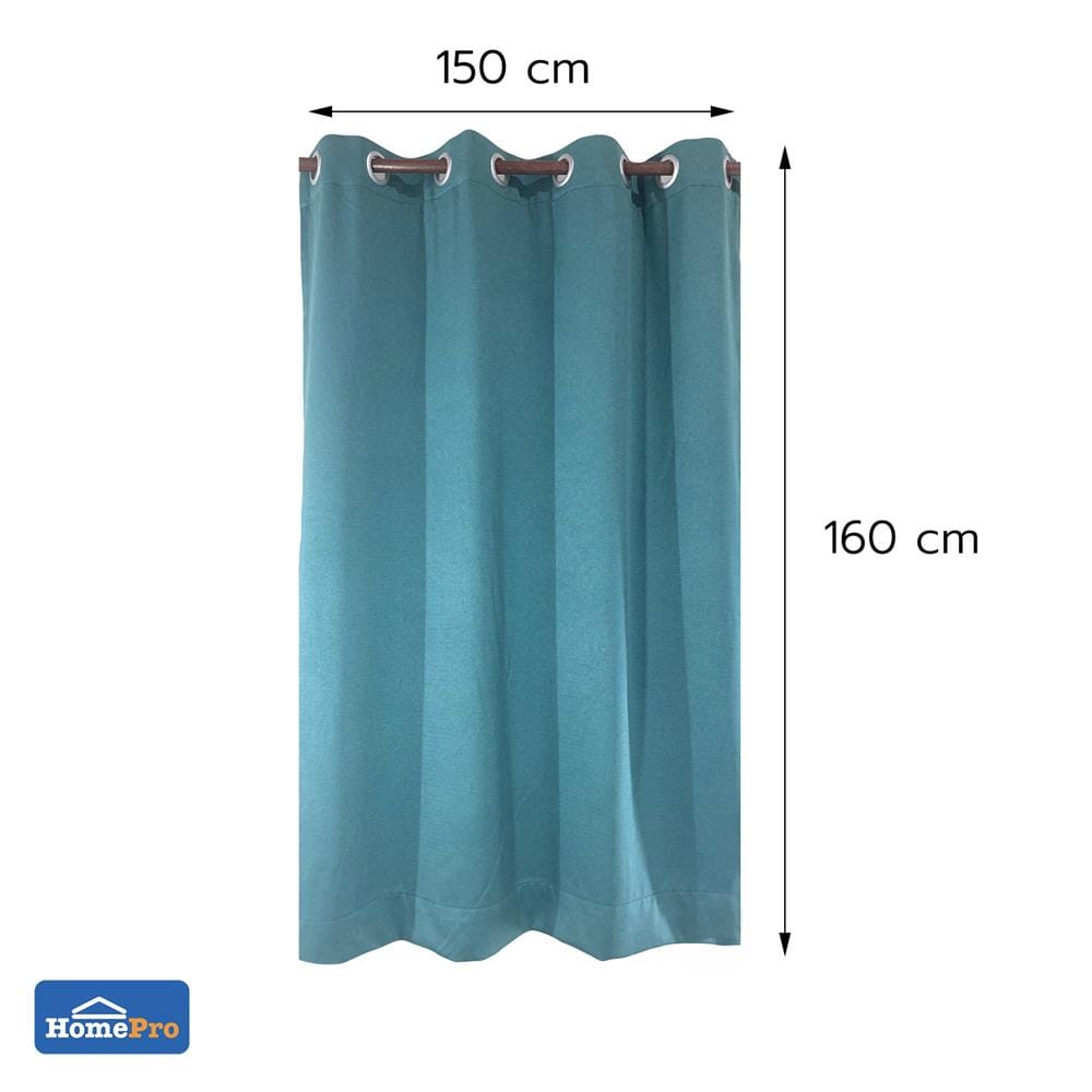 ผ้าม่าน EYELET HOME LIVING STYLE HOSKIN UV 150x160 ซม. สีเขียว