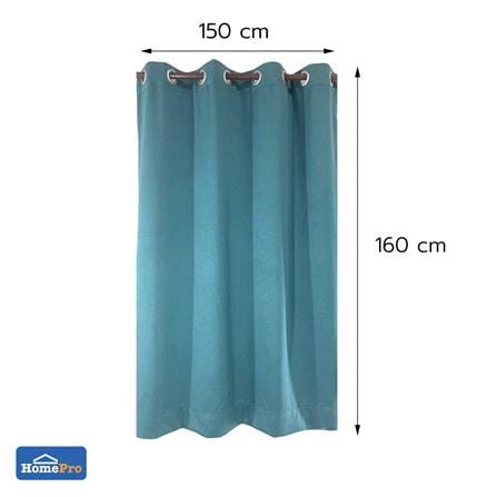 ผ้าม่าน EYELET HOME LIVING STYLE HOSKIN UV 150x160 ซม. สีเขียว_3