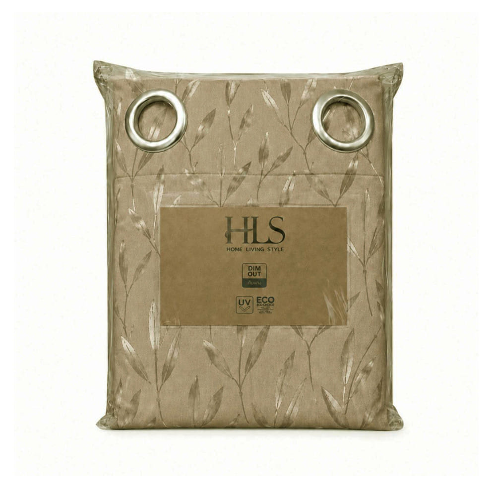 ผ้าม่าน EYELET HOME LIVING STYLE IRIS UV 140x220 ซม. สีครีม