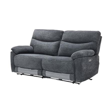 เก้าอี้ปรับนอนไฟฟ้า 2 ที่นั่ง SOFA SOLUTIONS MARSH 19238919 สีเทาเข้ม_0