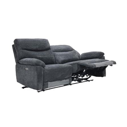 เก้าอี้ปรับนอนไฟฟ้า 2 ที่นั่ง SOFA SOLUTIONS MARSH 19238919 สีเทาเข้ม_3