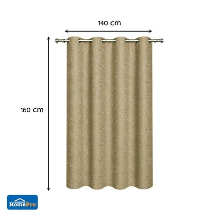 ผ้าม่าน EYELET HOME LIVING STYLE LILY UV 140x160 ซม. สีครีม_7