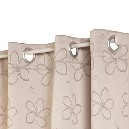 ผ้าม่าน EYELET HOME LIVING STYLE LILY UV 140x160 ซม. สีครีม_2