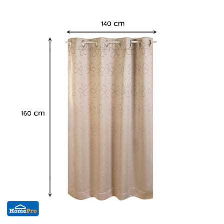 ผ้าม่าน EYELET HOME LIVING STYLE LILY UV 140x160 ซม. สีครีม_7