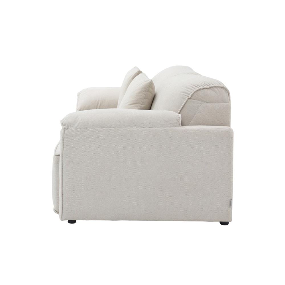 เก้าอี้ปรับนอนไฟฟ้า 2 ที่นั่ง SOFA SOLUTIONS NORMATY 19242258 สีครีม