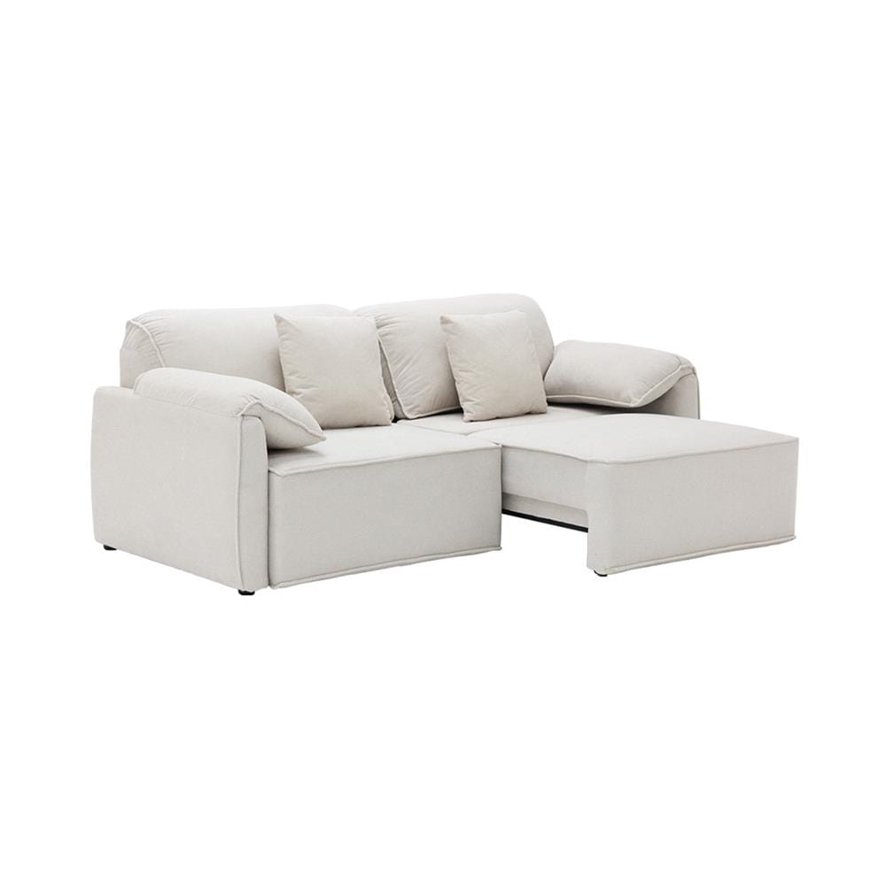 เก้าอี้ปรับนอนไฟฟ้า 2 ที่นั่ง SOFA SOLUTIONS NORMATY 19242258 สีครีม