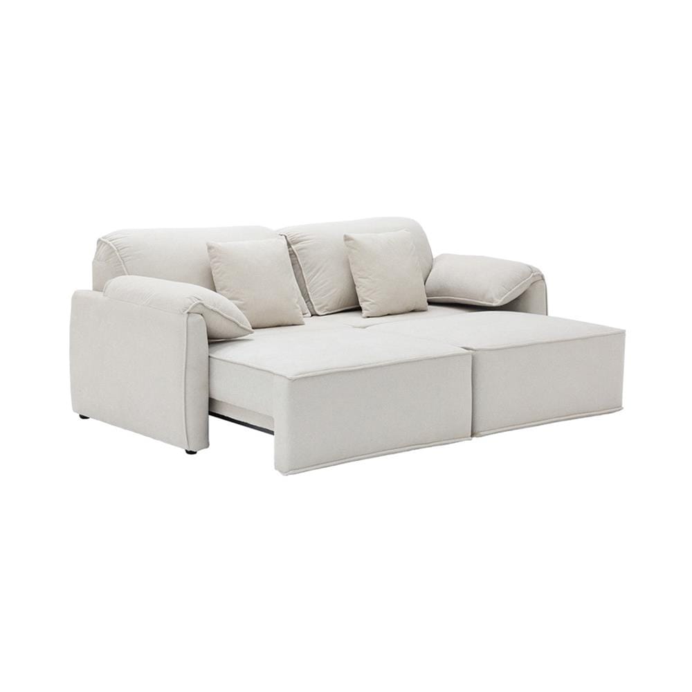 เก้าอี้ปรับนอนไฟฟ้า 2 ที่นั่ง SOFA SOLUTIONS NORMATY 19242258 สีครีม