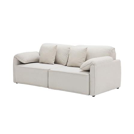 เก้าอี้ปรับนอนไฟฟ้า 2 ที่นั่ง SOFA SOLUTIONS NORMATY 19242258 สีครีม_0
