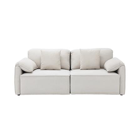 เก้าอี้ปรับนอนไฟฟ้า 2 ที่นั่ง SOFA SOLUTIONS NORMATY 19242258 สีครีม_1