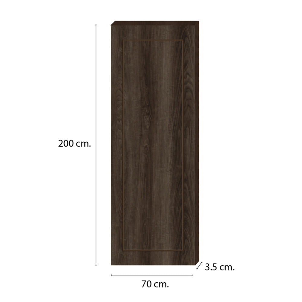 ประตูภายใน SPC ไม่เจาะลูกบิด INTO SPEC BORDER 70x200 ซม. สี ENGLISH WALNUT