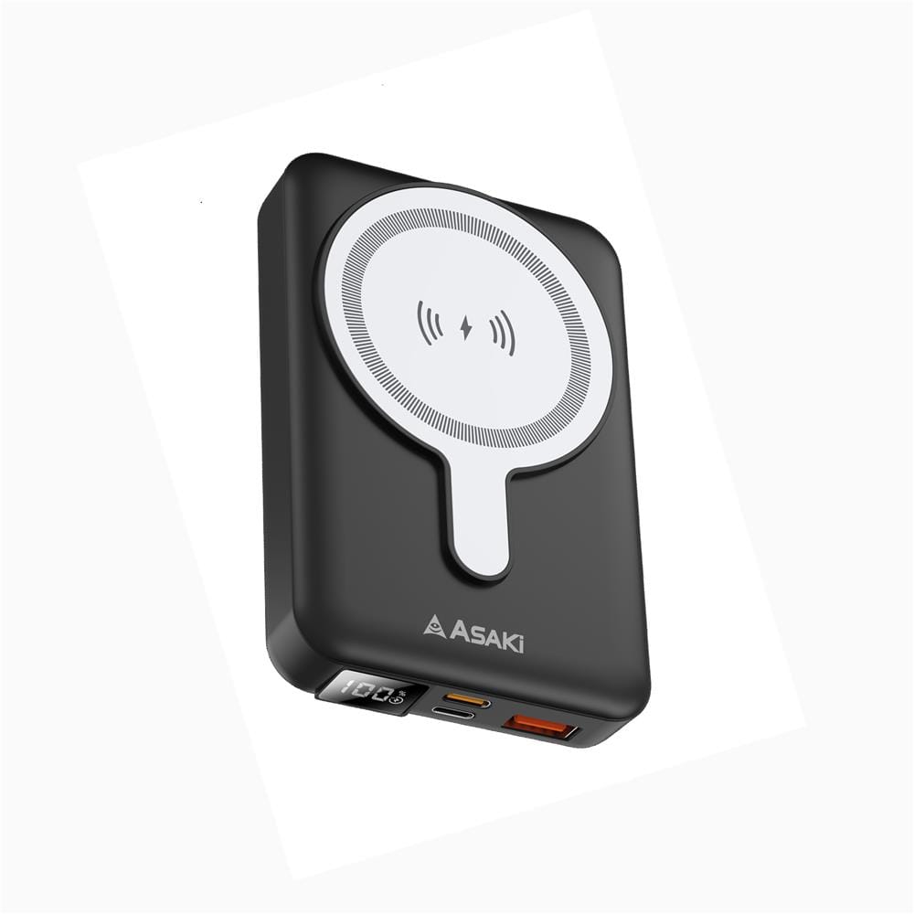 แบตเตอรี่สำรอง ASAKI AB3124C 10,000 MAH สีดำ