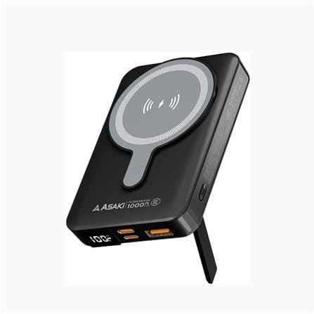 แบตเตอรี่สำรอง ASAKI AB3124C 10,000 MAH สีดำ_2