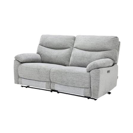 เก้าอี้ปรับนอนไฟฟ้า 2 ที่นั่ง SOFA SOLUTIONS MARSH 19238921 สีเทาอ่อน_0