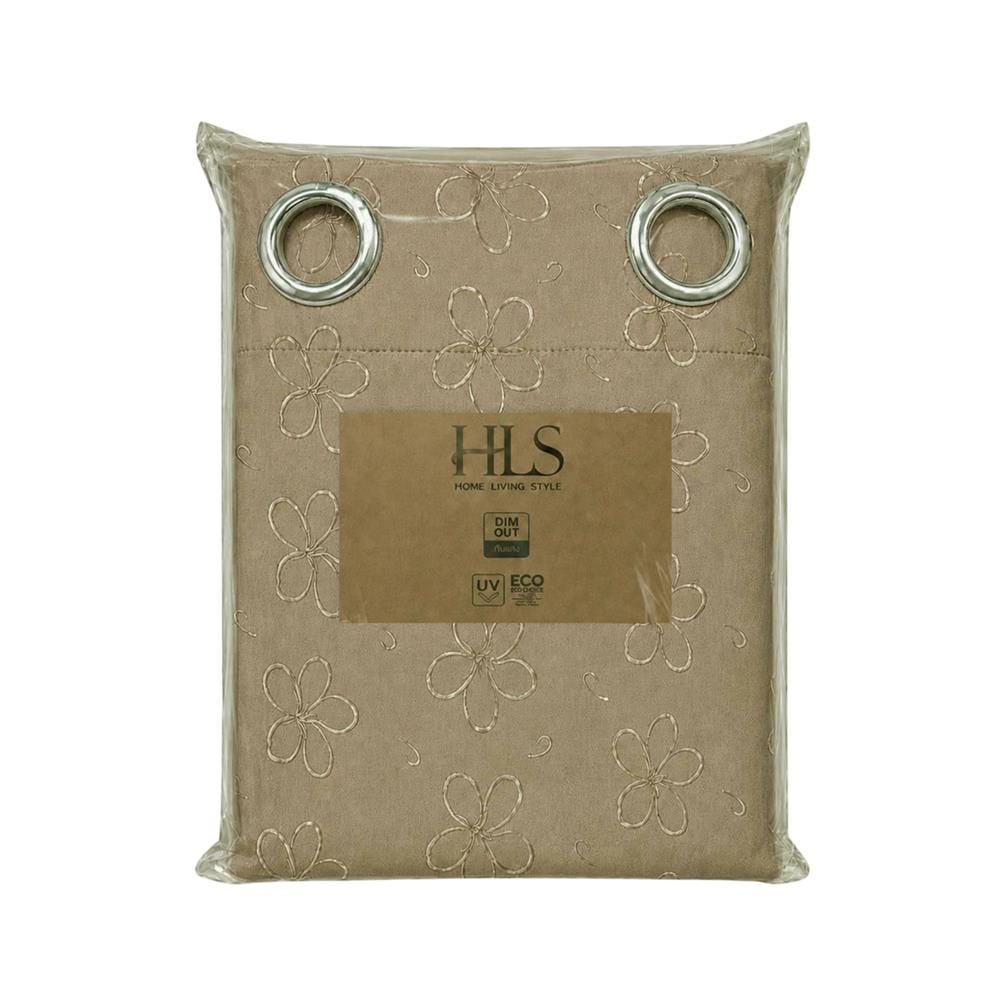 ผ้าม่าน EYELET HOME LIVING STYLE LILY UV 140x220 ซม. สีครีม