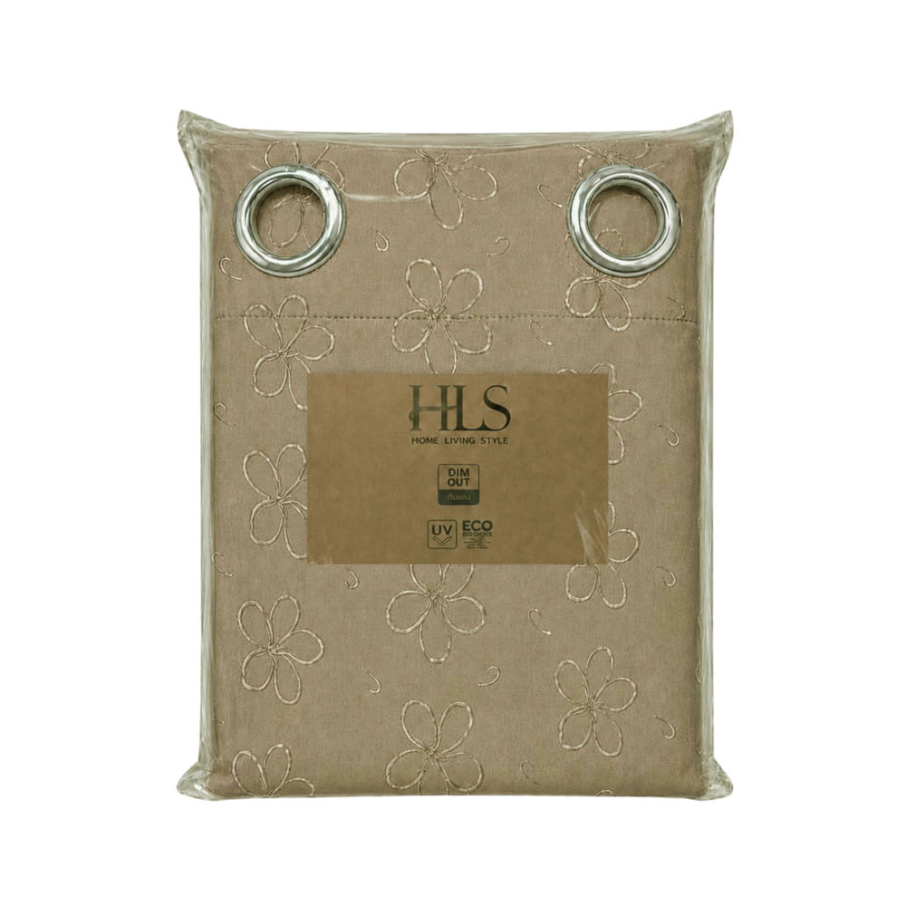 ผ้าม่าน EYELET HOME LIVING STYLE LILY UV 140x220 ซม. สีครีม