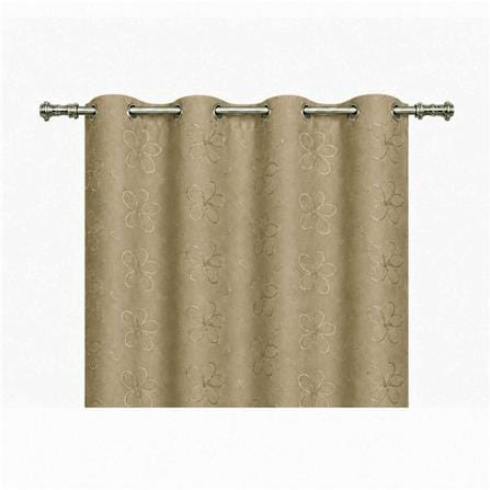 ผ้าม่าน EYELET HOME LIVING STYLE LILY UV 140x220 ซม. สีครีม_2