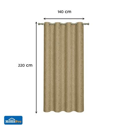 ผ้าม่าน EYELET HOME LIVING STYLE LILY UV 140x220 ซม. สีครีม_7