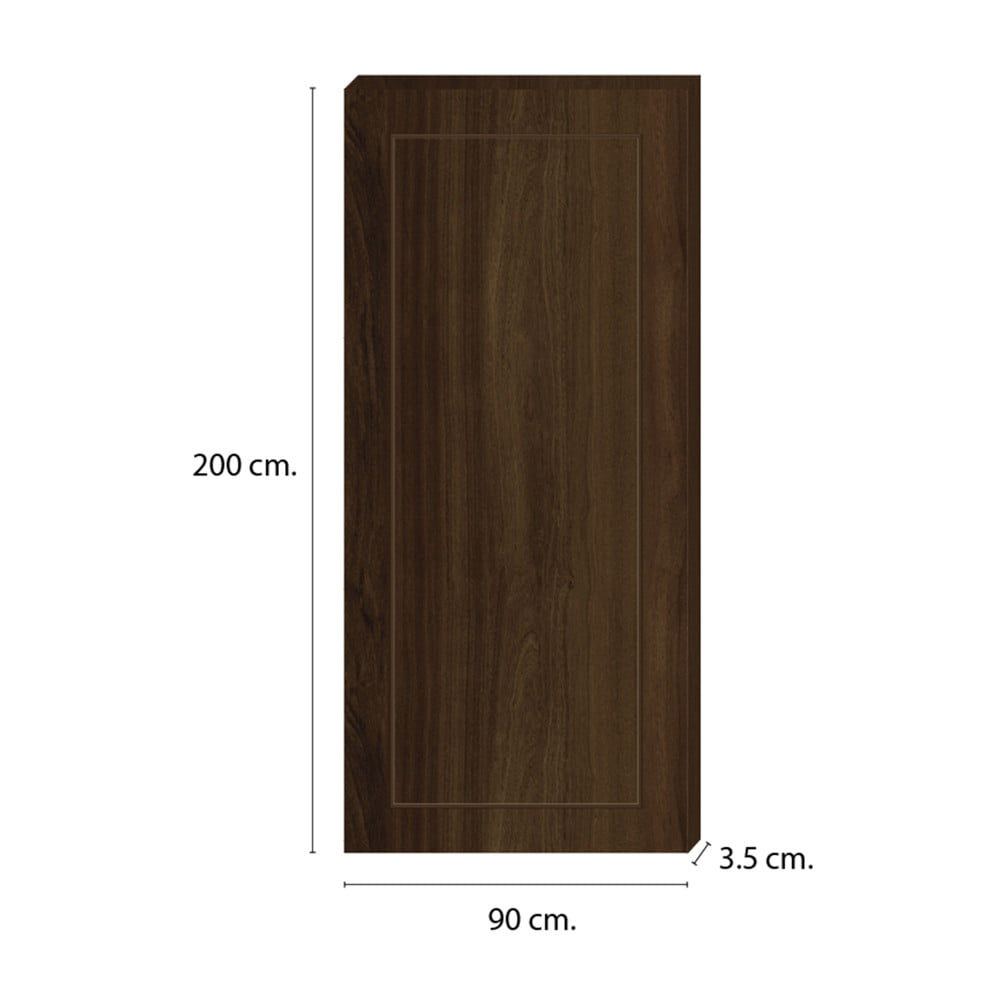 ประตูภายใน SPC ไม่เจาะลูกบิด INTO SPEC BORDER 90x200 ซม. สี AFRICAN SAPELE