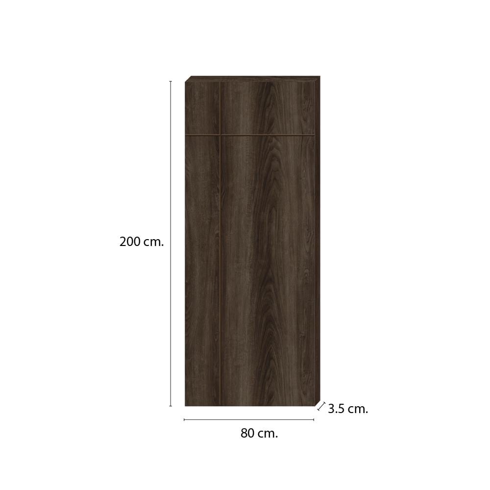 ประตูภายใน SPC ไม่เจาะลูกบิด INTO SPEC INTERSECT 80x200 ซม. สี ENGLISH WALNUT