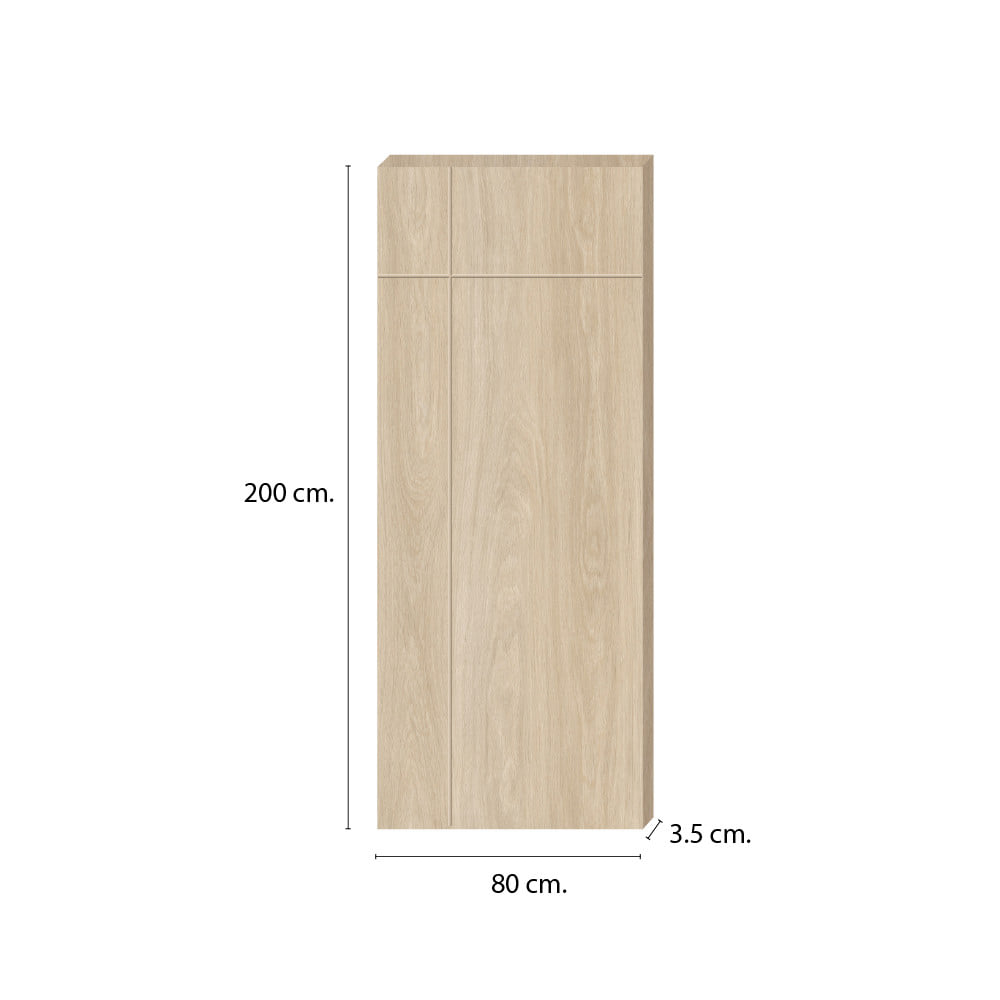 ประตูภายใน SPC ไม่เจาะลูกบิด INTO SPEC INTERSECT 80x200 ซม. สี CREAMIA