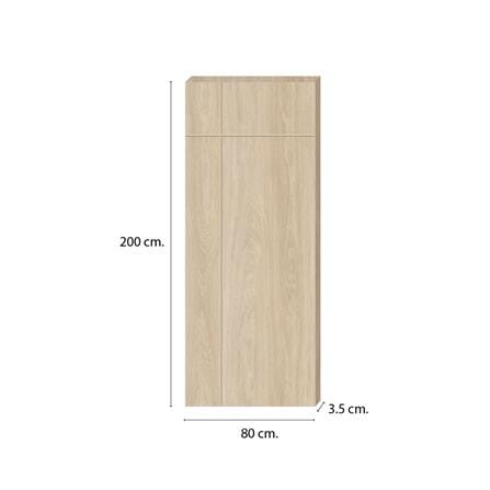 ประตูภายใน SPC ไม่เจาะลูกบิด INTO SPEC INTERSECT 80x200 ซม. สี CREMIA_3