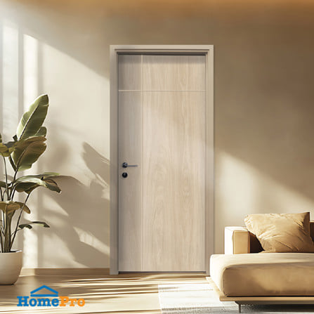 ประตูภายใน SPC ไม่เจาะลูกบิด INTO SPEC INTERSECT 80x200 ซม. สี CREAMIA_1