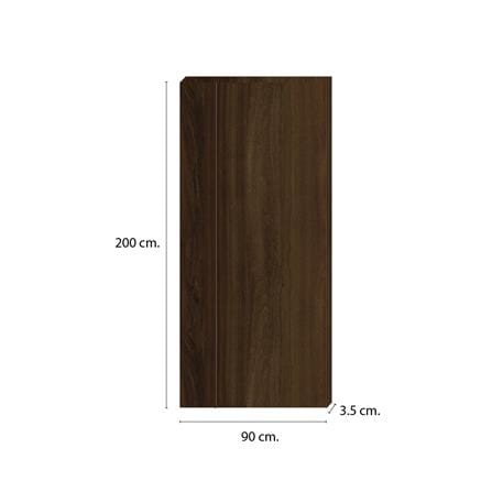 ประตูภายใน SPC ไม่เจาะลูกบิด INTO SPEC LINEAR 90x200 ซม. สี AFRICAN SAPELE_3