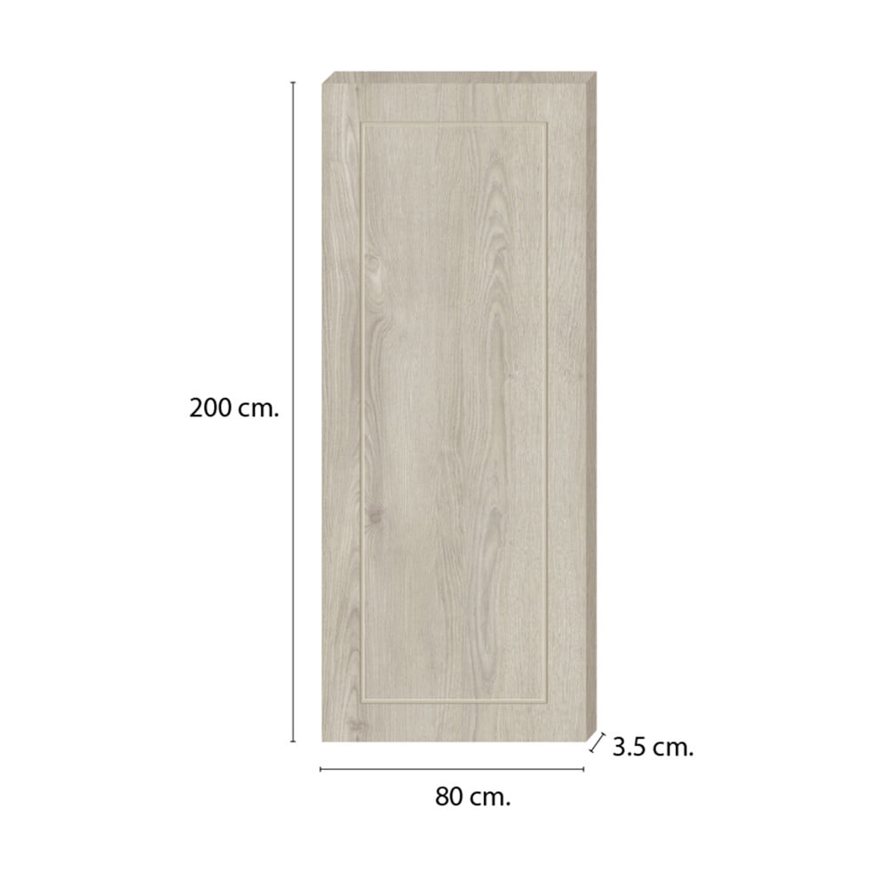 ประตูภายใน SPC ไม่เจาะลูกบิด INTO SPEC BORDER 80x200 ซม. สี PRECIOUS OAK