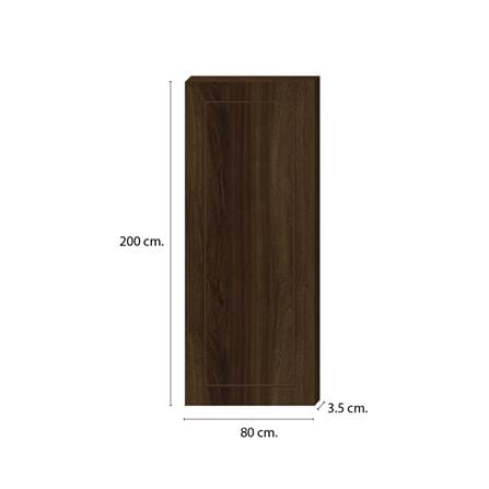 ประตูภายใน SPC ไม่เจาะรูลูกบิด INTO SPEC BORDER 80x200 ซม. สี AFRICAN SAPELE_3