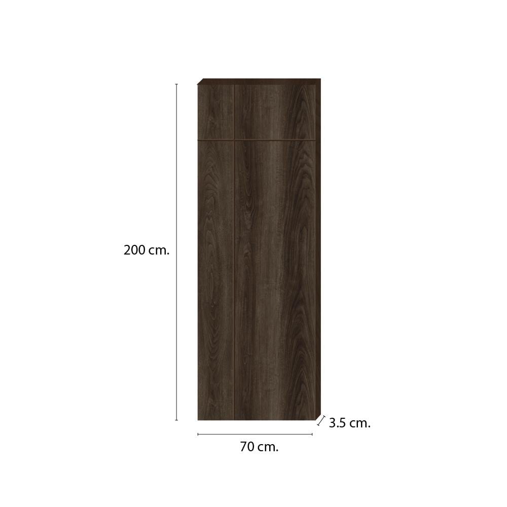 ประตูภายใน SPC ไม่เจาะลูกบิด INTO SPEC INTERSECT 70x200 ซม. สี ENGLISH WALNUT