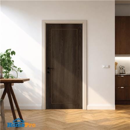 ประตูภายใน SPC ไม่เจาะลูกบิด INTO SPEC BORDER 90x200 ซม. สี ENGLISH WALNUT_1