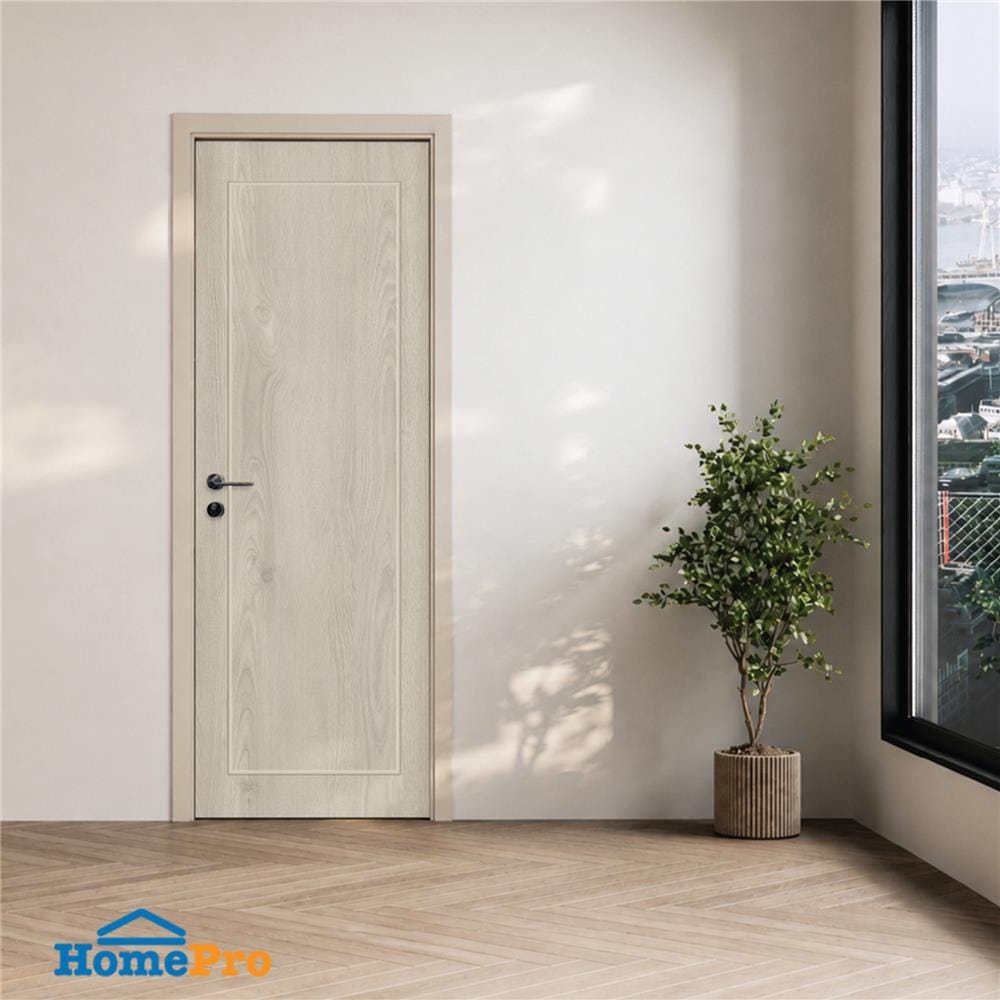 ประตูภายใน SPC ไม่เจาะลูกบิด INTO SPEC BORDER 70x200 ซม. สี PRECIOUS OAK