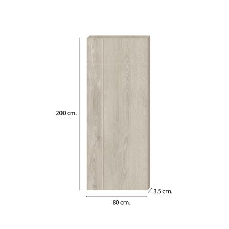 ประตูภายใน SPC ไม่เจาะลูกบิด INTO SPEC INTERSECT 80x200 ซม. สี PRECIOUS OAK_3