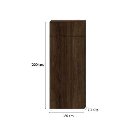 ประตูภายใน SPC ไม่เจาะลูกบิด INTO SPEC INTERSECT 80x200 ซม. สี AFRICAN SAPELE_3