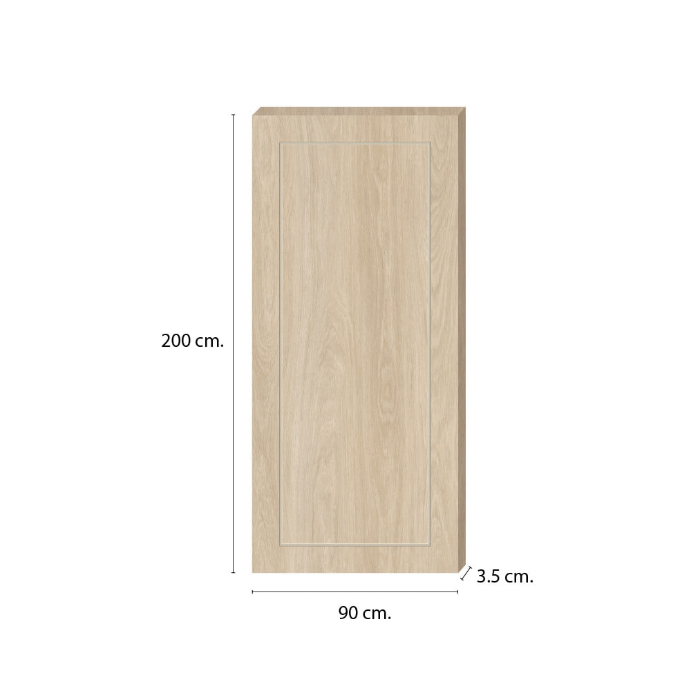 ประตูภายใน SPC ไม่เจาะลูกบิด INTO SPEC BORDER 90x200 ซม. สี CREAMIA