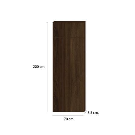 ประตูภายใน SPC ไม่เจาะลูกบิด INTO SPEC INTERSECT 70x200 ซม. สี AFRICAN SAPELE_3
