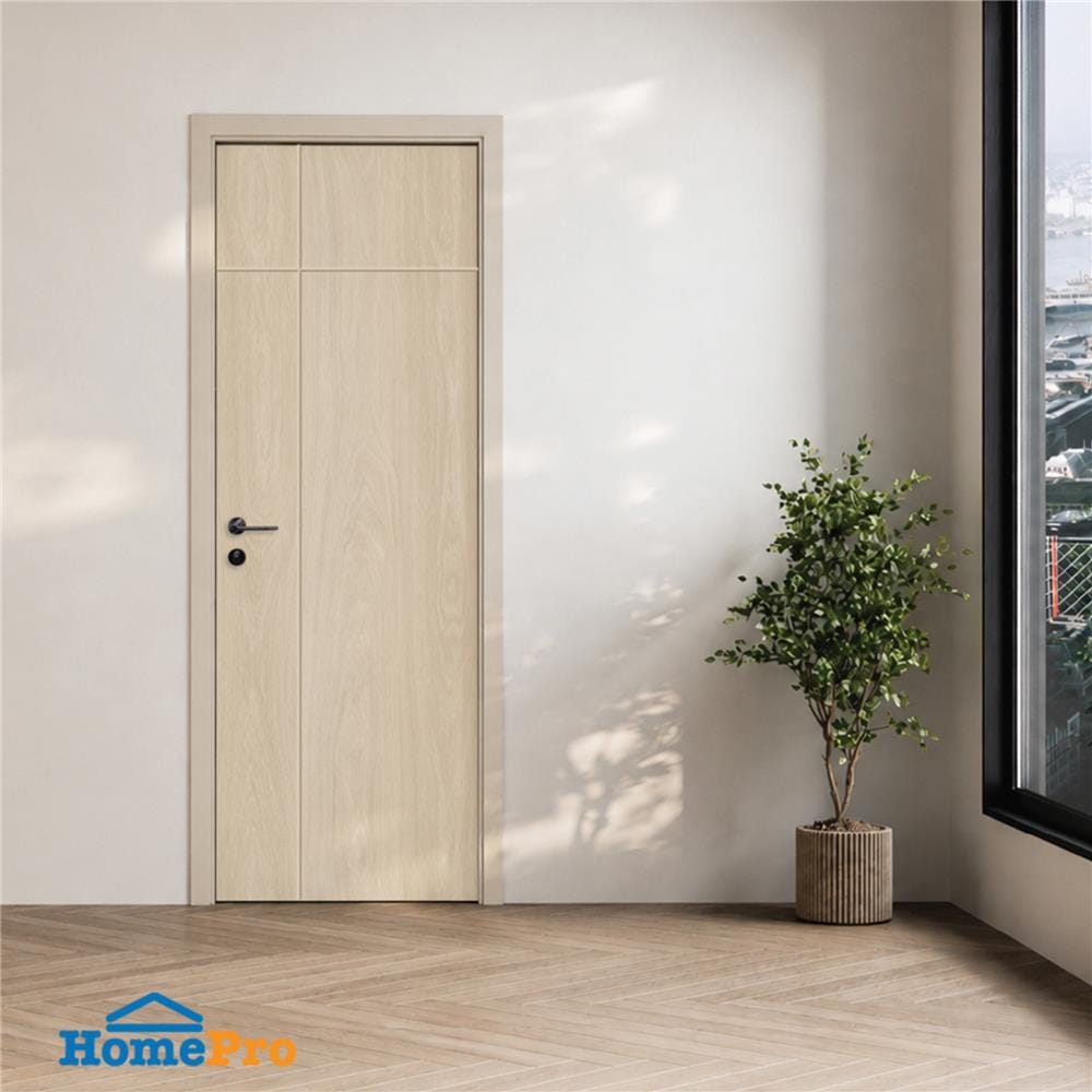 ประตูภายใน SPC ไม่เจาะลูกบิด INTO SPEC INTERSECT 70x200 ซม. สี CREMIA