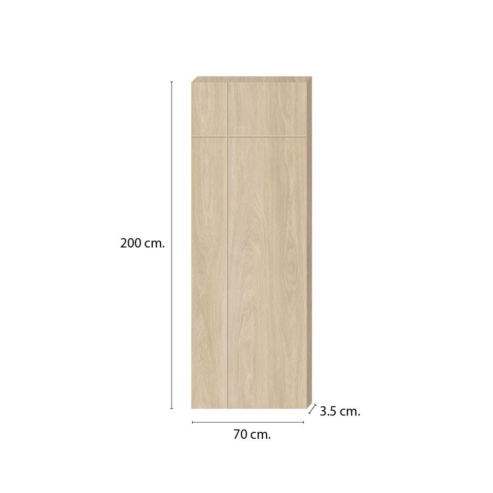 ประตูภายใน SPC ไม่เจาะลูกบิด INTO SPEC INTERSECT 70x200 ซม. สี CREMIA